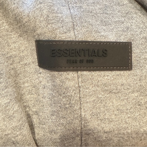 Essentials relaxed sweatpants joggers dark oatmeal SS22 - Picture 8 of 15